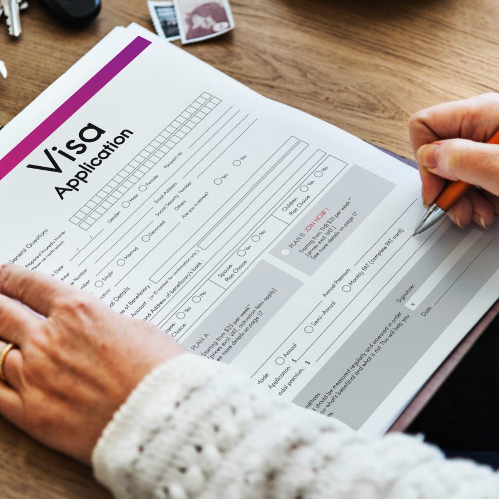visa-application-travel-form-concept